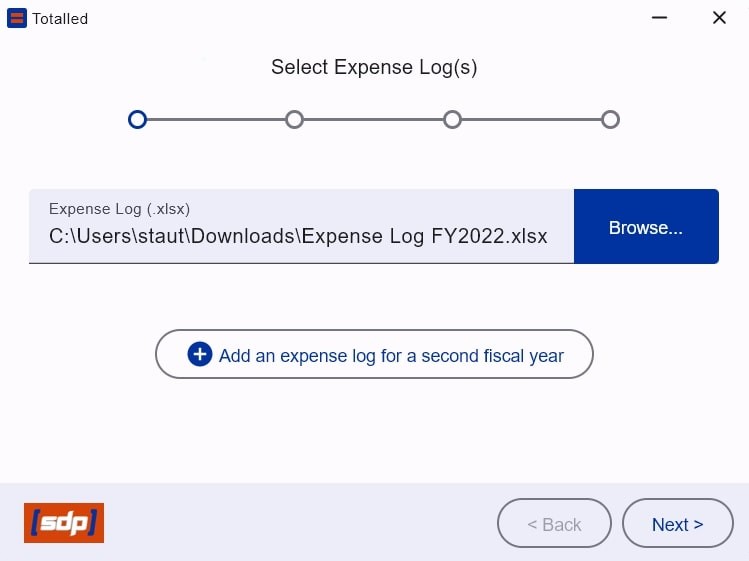 Select Expense Log(s)