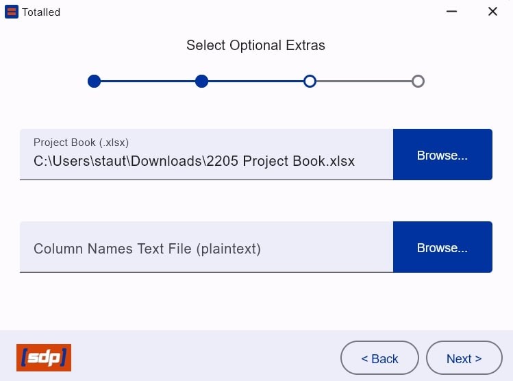 Select Optional Extras