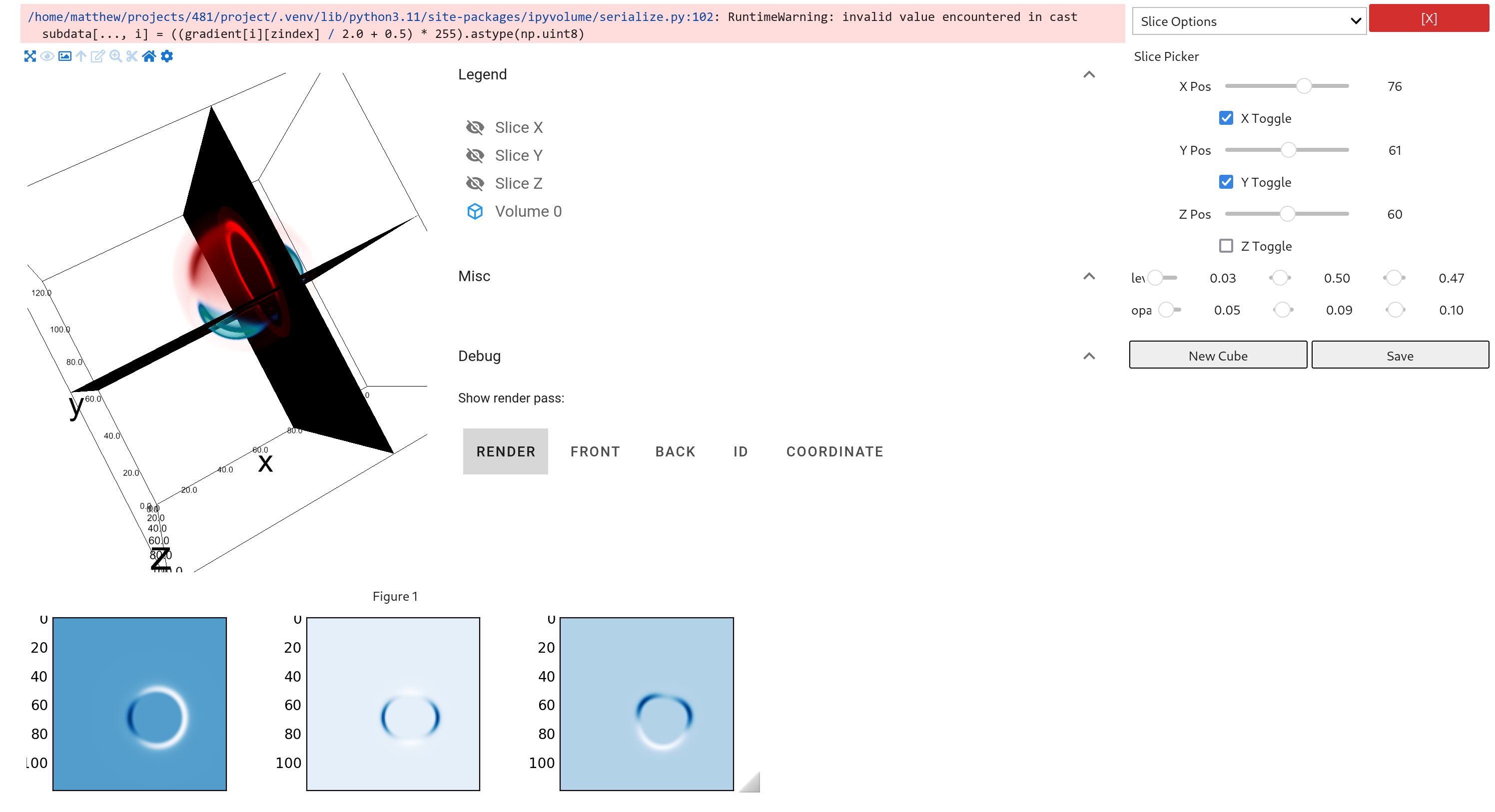 slicing screen